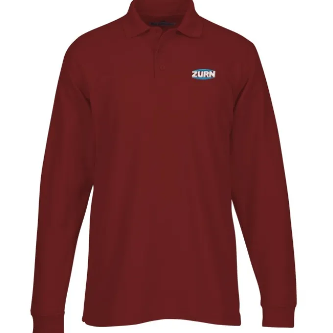Soft Touch Pique LS Sport Shirt - Men's