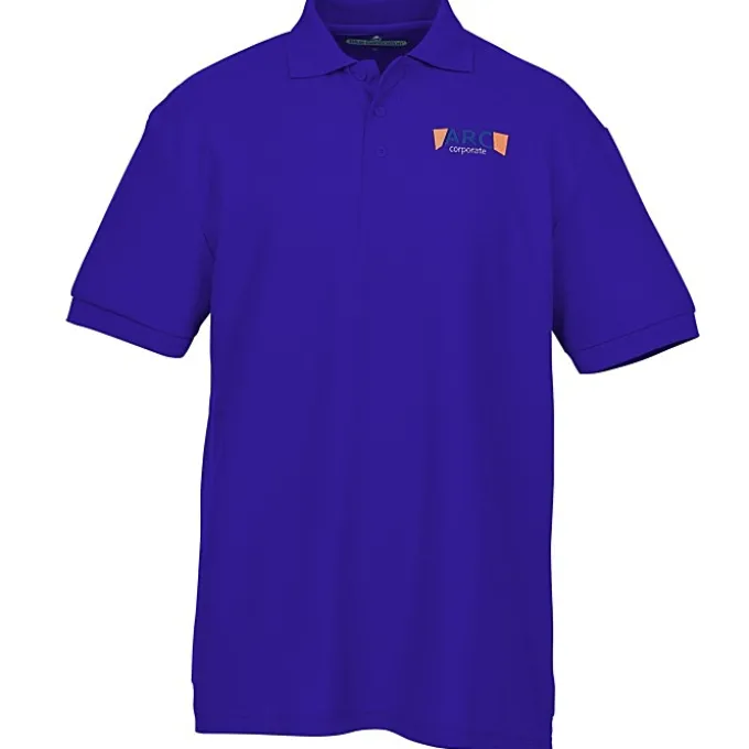 Soft Touch Pique Sport Shirt - Men's - Embroidered
