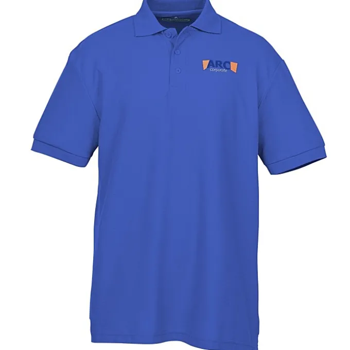 Soft Touch Pique Sport Shirt - Men's - Embroidered