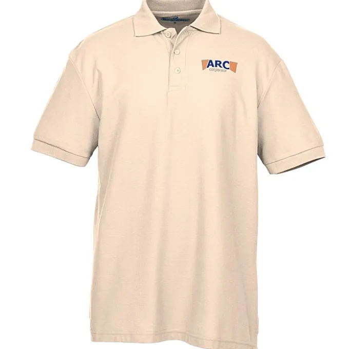 Soft Touch Pique Sport Shirt - Men's - Embroidered