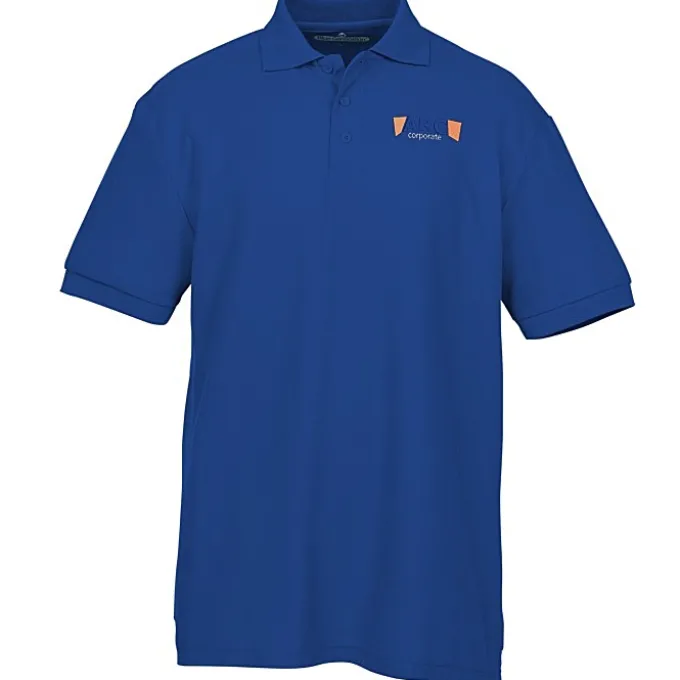 Soft Touch Pique Sport Shirt - Men's - Embroidered