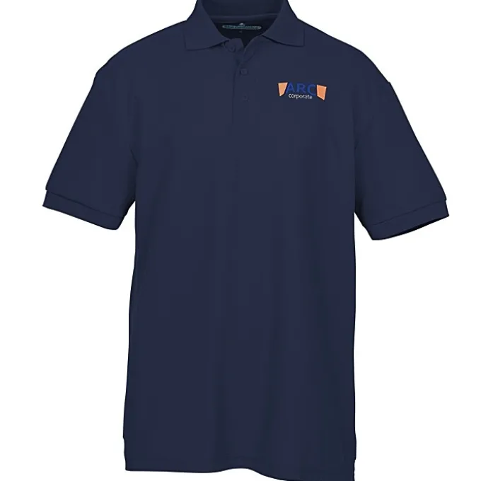 Soft Touch Pique Sport Shirt - Men's - Embroidered
