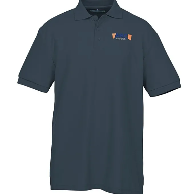 Soft Touch Pique Sport Shirt - Men's - Embroidered