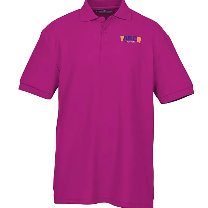 Soft Touch Pique Sport Shirt - Men's - Embroidered