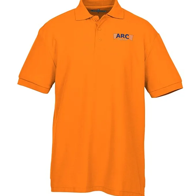 Soft Touch Pique Sport Shirt - Men's - Embroidered