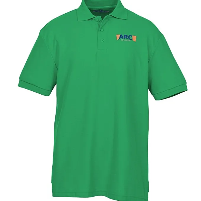 Soft Touch Pique Sport Shirt - Men's - Embroidered