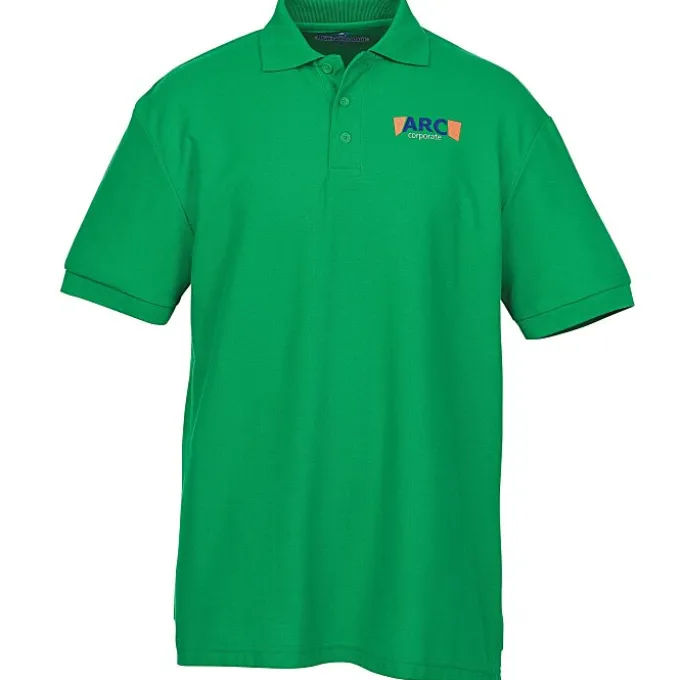 Soft Touch Pique Sport Shirt - Men's - Embroidered