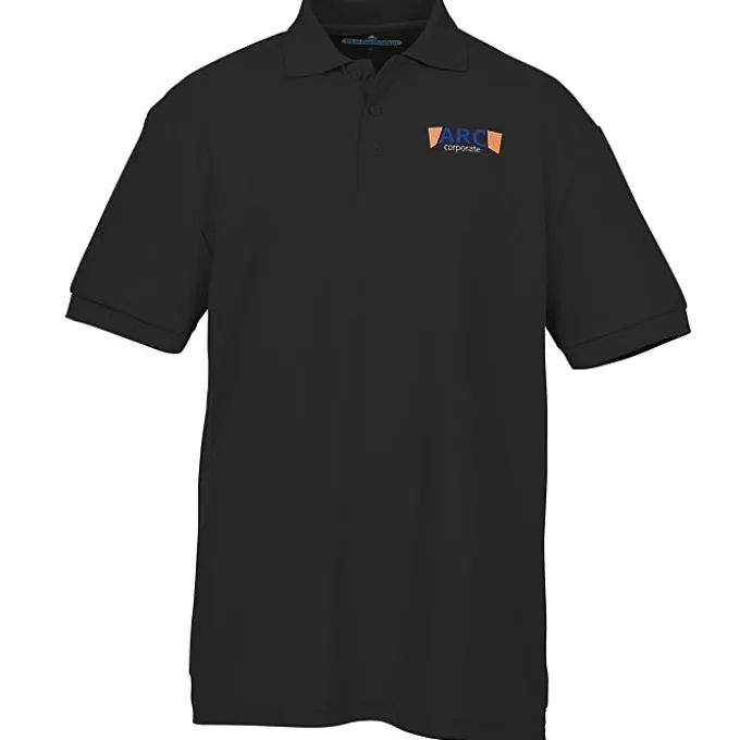 Soft Touch Pique Sport Shirt - Men's - Embroidered