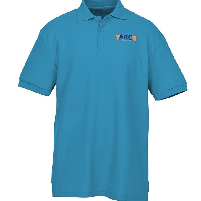 Soft Touch Pique Sport Shirt - Men's - Embroidered