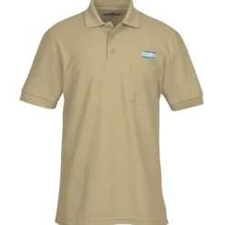 Soft Touch Pique Sport Shirt with Pocket - Men's