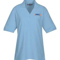 Soft Touch Pique Y-Placket Sport Shirt - Ladies' - Embroidered