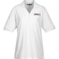 Soft Touch Pique Y-Placket Sport Shirt - Ladies' - Embroidered