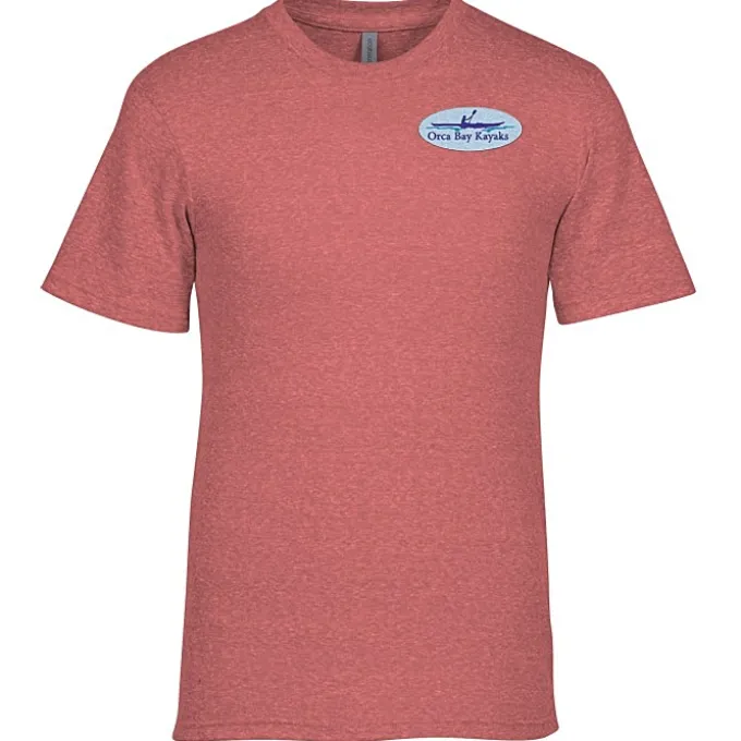 Soft Tri-Blend Jersey T-Shirt - Embroidered