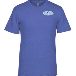 Soft Tri-Blend Jersey T-Shirt - Embroidered