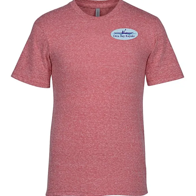 Soft Tri-Blend Jersey T-Shirt - Embroidered