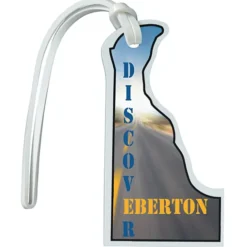 Soft Vinyl Full Color Luggage Tag - Delaware