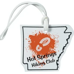Soft Vinyl Full Color Luggage Tag - Arkansas