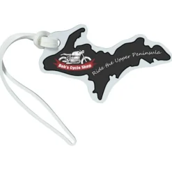 Soft Vinyl Full Color Luggage Tag - Upper Michigan