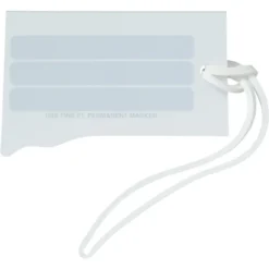 Soft Vinyl Full Color Luggage Tag - South Dakota