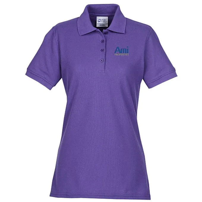 Soil Release Blend Pique Polo - Ladies'