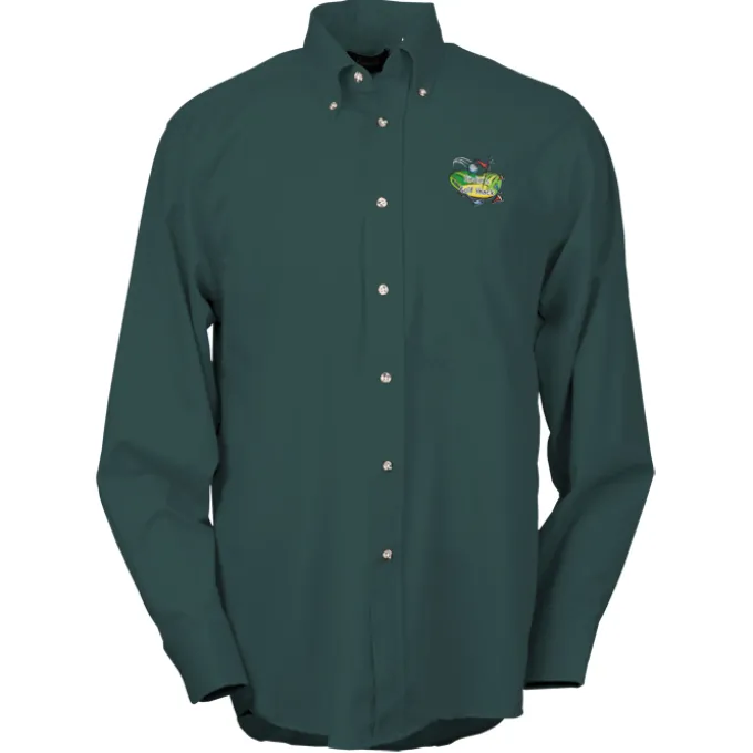 Soil Release Button Down Poplin Shirt - Men's
