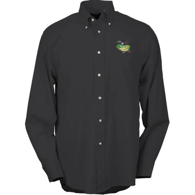 Soil Release Button Down Poplin Shirt - Men's