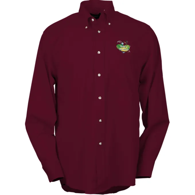 Soil Release Button Down Poplin Shirt - Men's