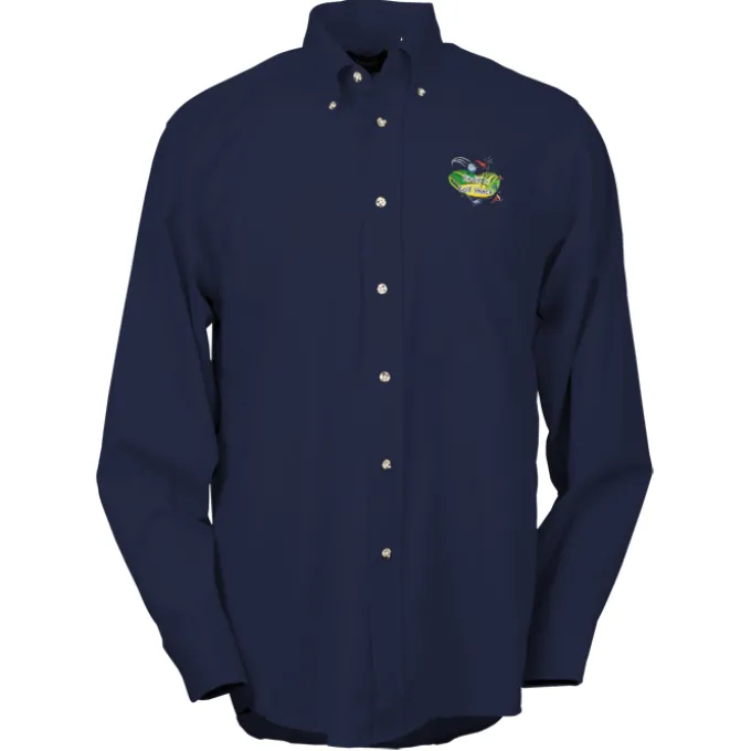 Soil Release Button Down Poplin Shirt - Men's