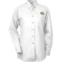 Soil Release Button Down Poplin Shirt - Ladies' - 24 hr
