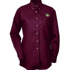 Soil Release Button Down Poplin Shirt - Ladies' - 24 hr