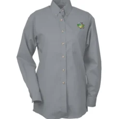 Soil Release Button Down Poplin Shirt - Ladies' - 24 hr