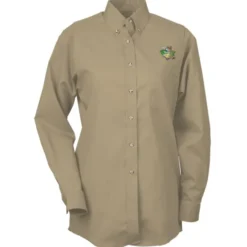Soil Release Button Down Poplin Shirt - Ladies' - 24 hr