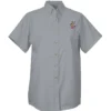 Soil Release Button Down SS Poplin Shirt - Ladies'