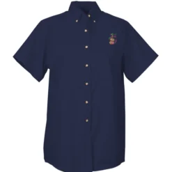 Soil Release Button Down SS Poplin Shirt - Ladies' - 24 hr