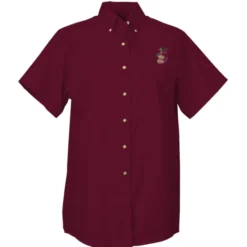 Soil Release Button Down SS Poplin Shirt - Ladies' - 24 hr
