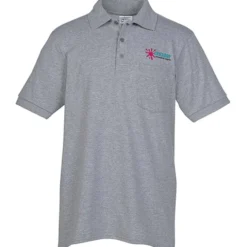 Soil Release Jersey Knit Pocket Polo - Men's