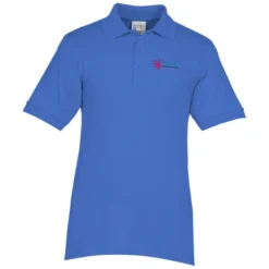 Soil Release Jersey Knit Polo - Men's