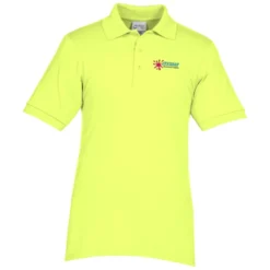 Soil Release Jersey Knit Polo - Men's