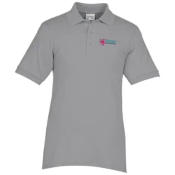 Soil Release Jersey Knit Polo - Men's
