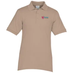 Soil Release Jersey Knit Polo - Men's