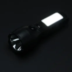 Solar Powered Rechargeable COB Flashlight