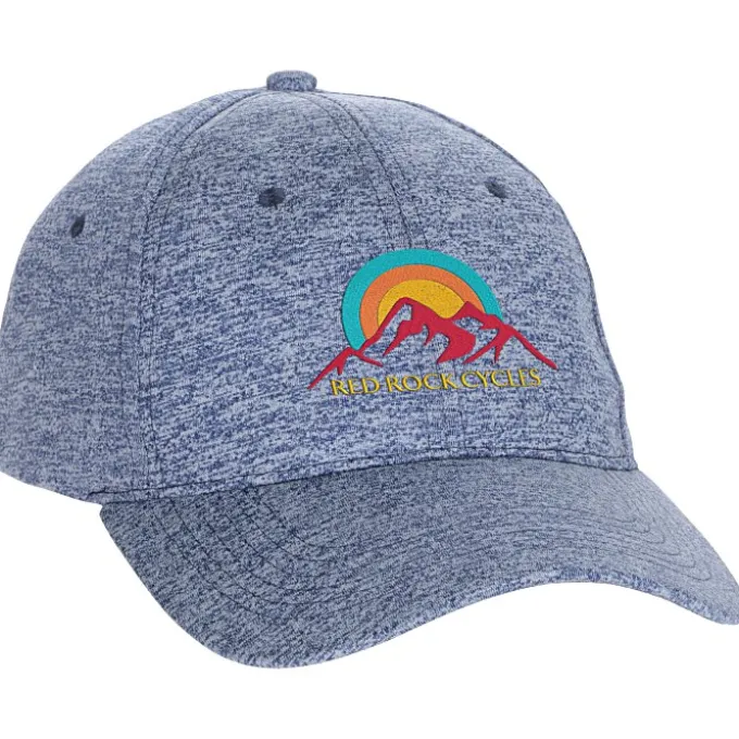 Solid Heathered Cap - Embroidered