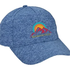 Solid Heathered Cap - Embroidered