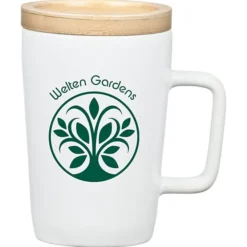 Sonder Coffee Mug with Bamboo Lid / Coaster - 14 oz
