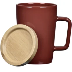 Sonder Coffee Mug with Bamboo Lid / Coaster - 14 oz