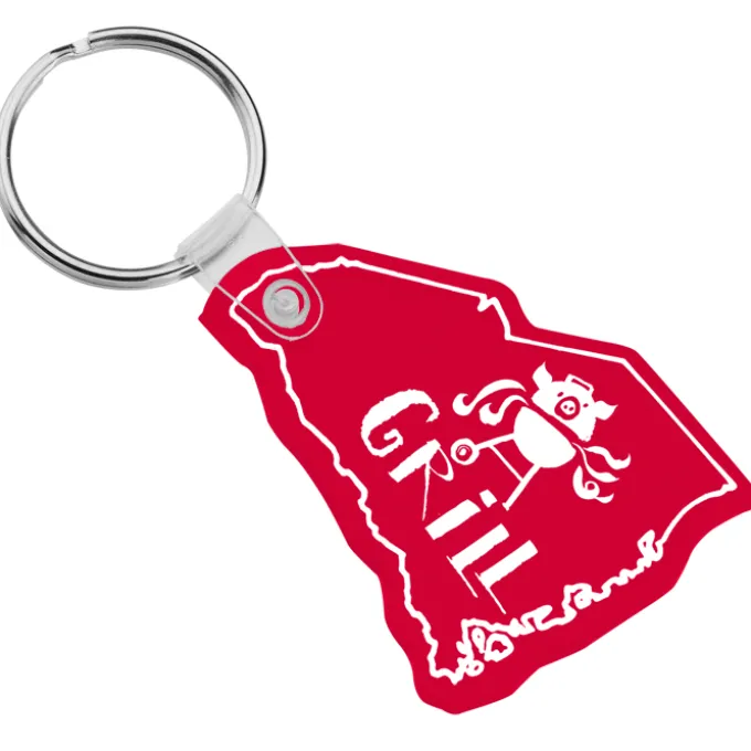 South Carolina Soft Keychain - Translucent