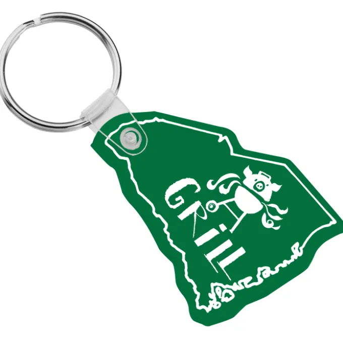 South Carolina Soft Keychain - Translucent