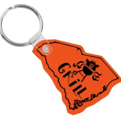 South Carolina Soft Keychain - Translucent