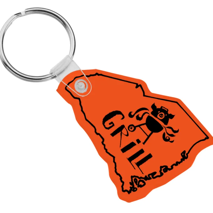 South Carolina Soft Keychain - Translucent