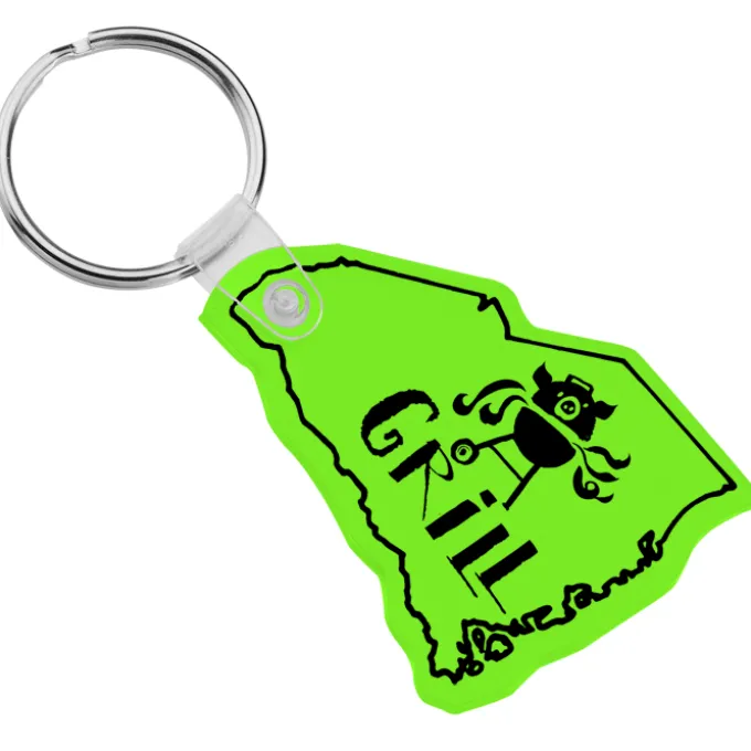 South Carolina Soft Keychain - Translucent